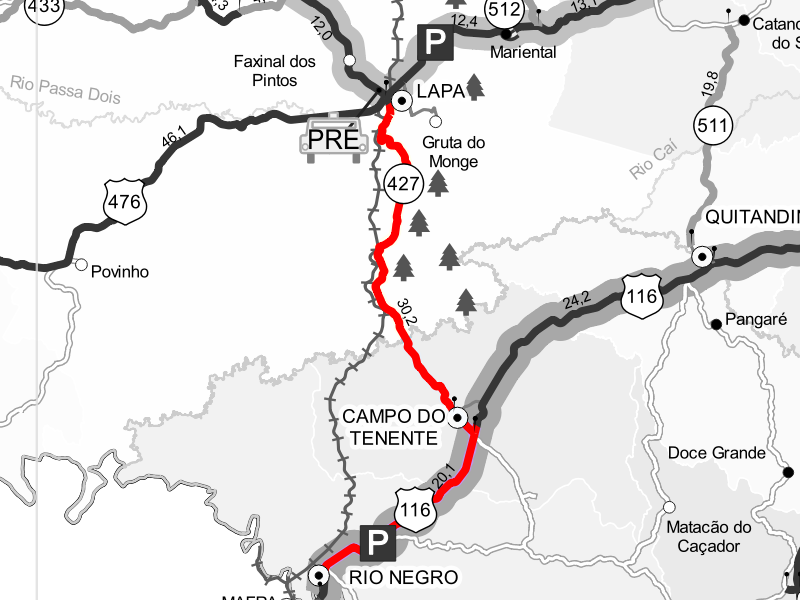 DER/PR seleciona empresa para assumir linha de ônibus entre Lapa e Rio Negro