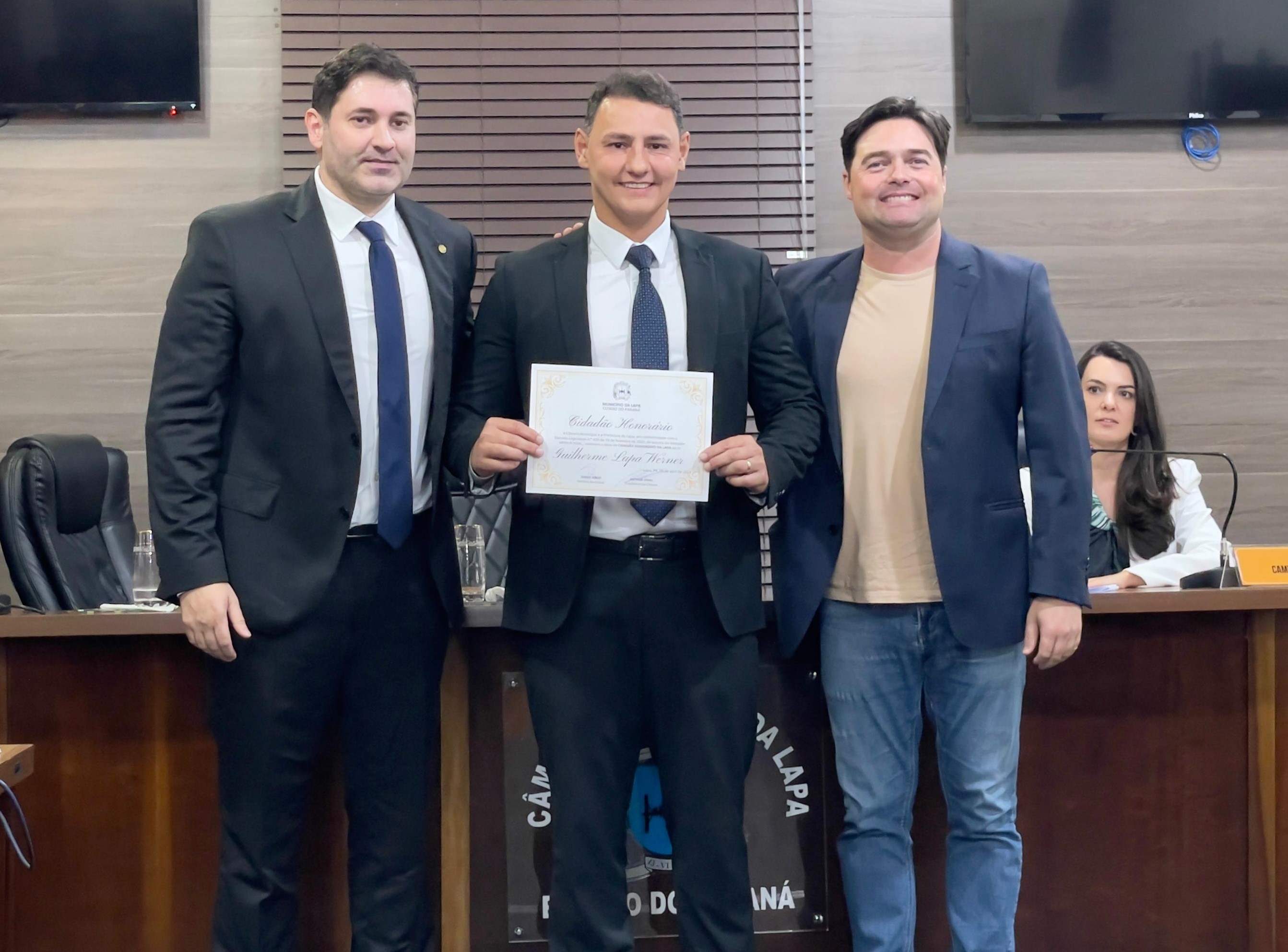 Dr. Guilherme Lapa Werner recebe Título de Cidadão Honorário da Lapa