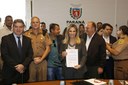 Governadora Cida Borghetti assina decreto de criação do Batalhão da PM na Lapa