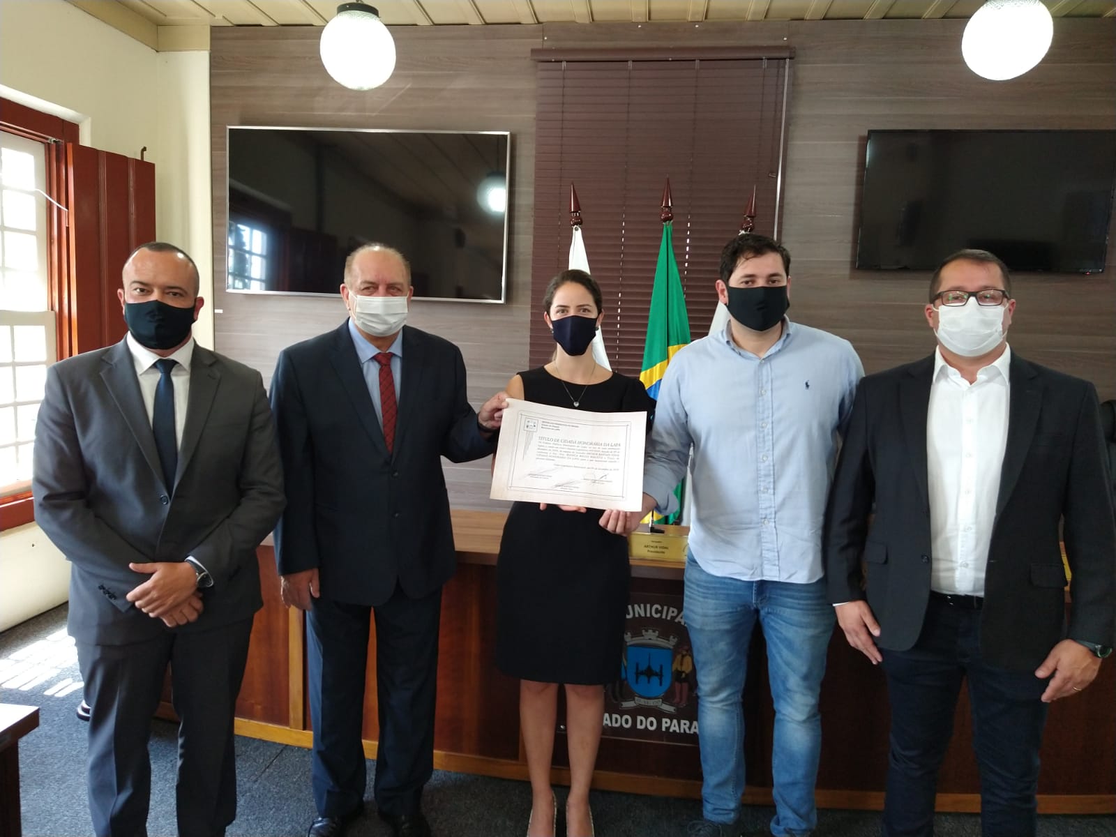 Juíza da Comarca recebe título de cidadã Honorária da Lapa