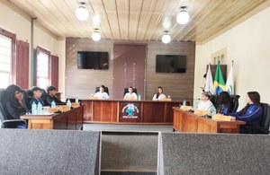 Simulação de Sessão Legislativa na Câmara é realizada por alunos do Colégio General Carneiro   