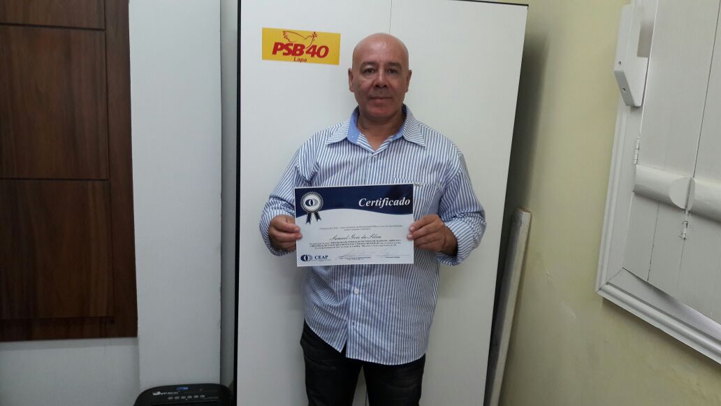 Vereador Samuel participa de curso de aperfeiçoamento