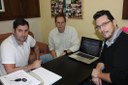 Vereadores Célio Guimarães e Arthur Vidal recebem representante do Instituto Semeia para falar sobre possível terceirização no Parque Estadual do Monge